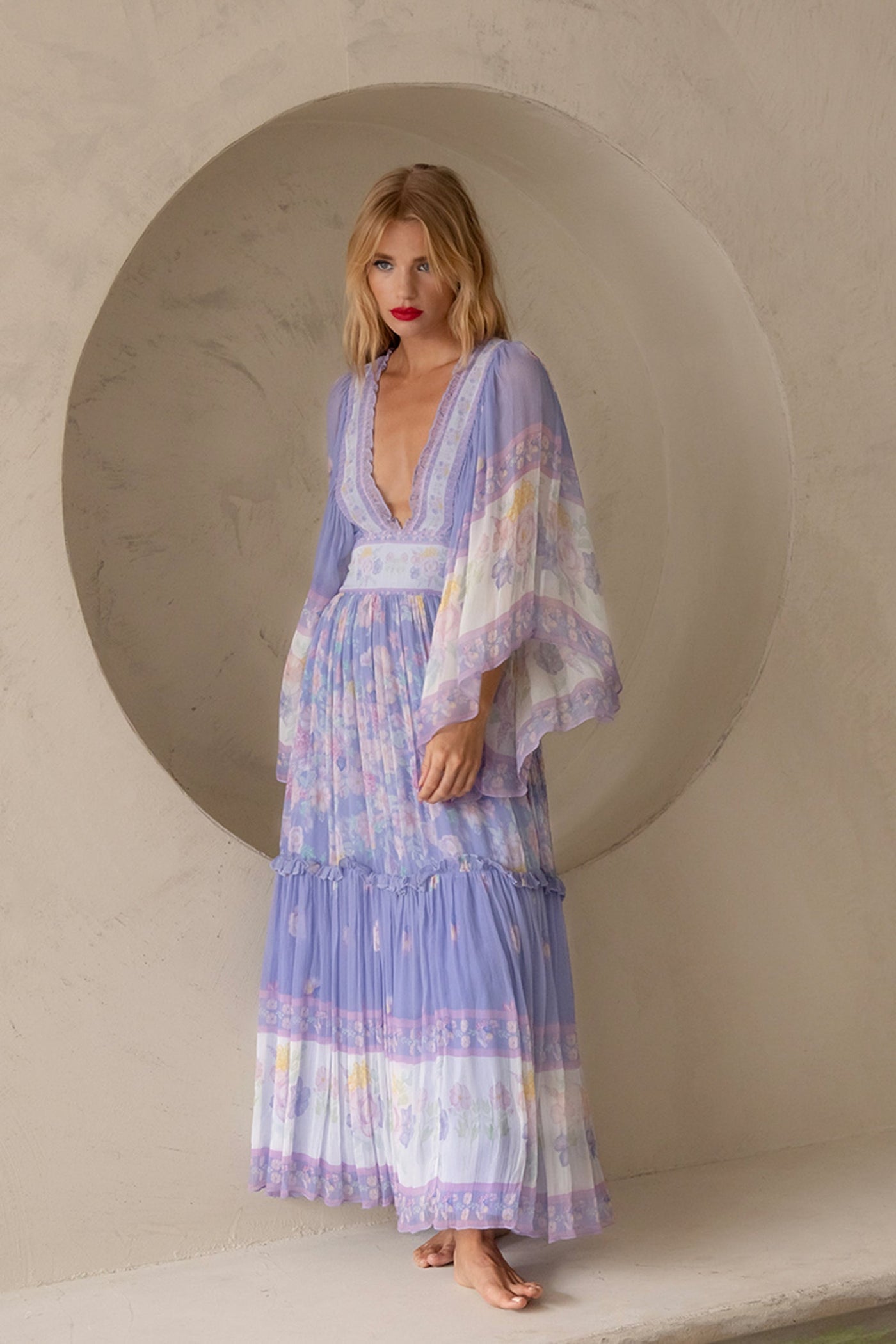 Melina | Maxi Abito  Langarm