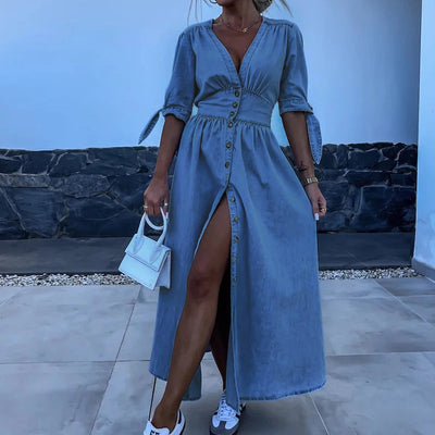 Elvira | Abito in denim alla moda