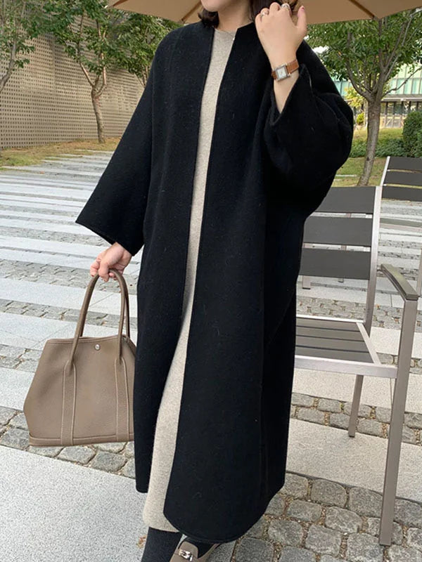 Nadine | Elegante cappotto lungo in lana