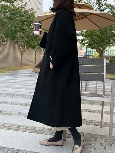 Nadine | Elegante cappotto lungo in lana