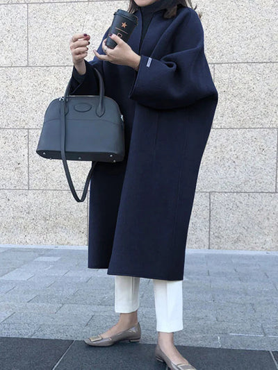 Nadine | Elegante cappotto lungo in lana