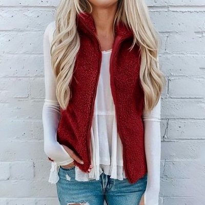 Nadine | Gilet comodo con cerniera