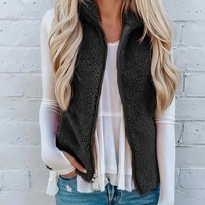 Nadine | Gilet comodo con cerniera