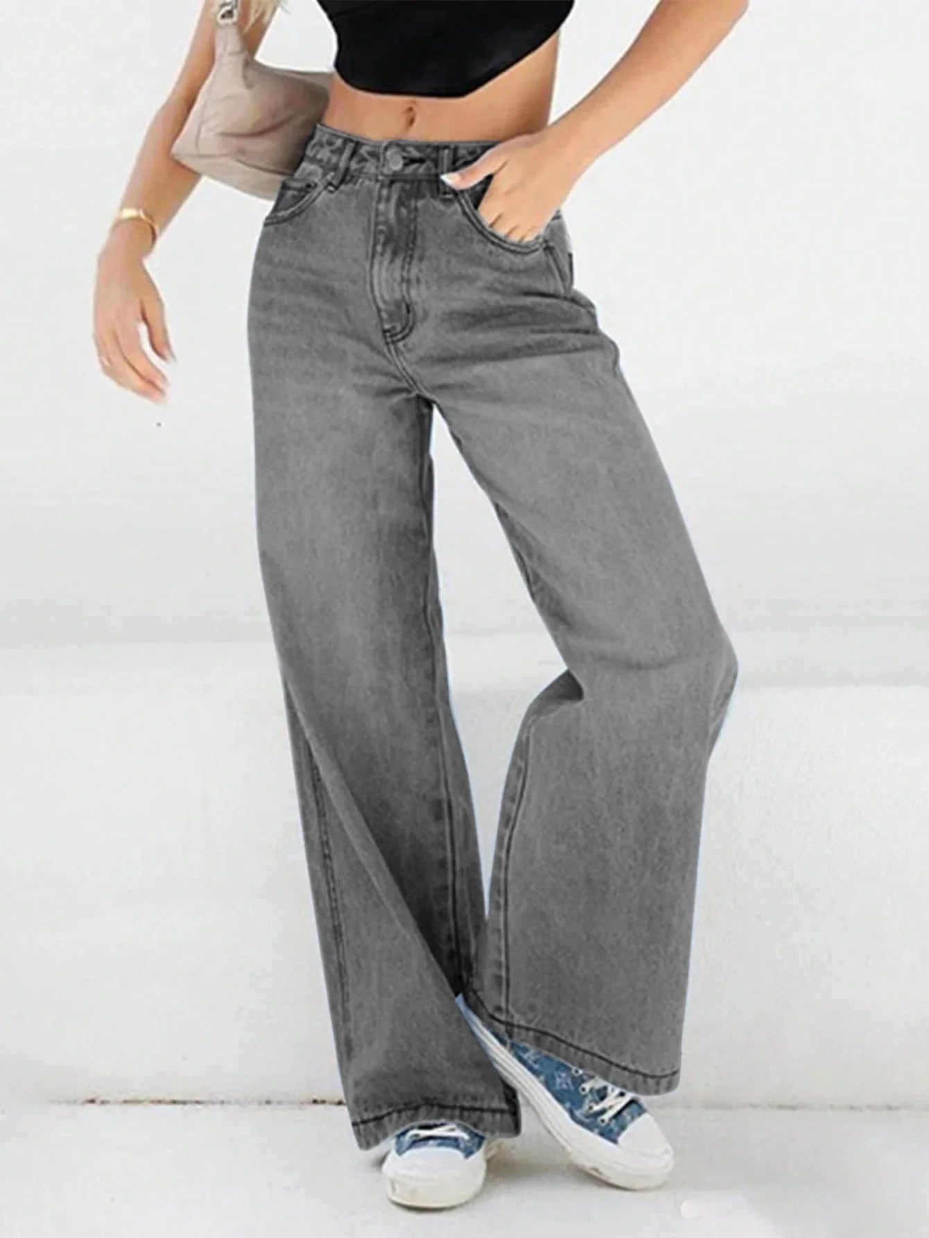 Nadine | Jeans larghi a vita alta
