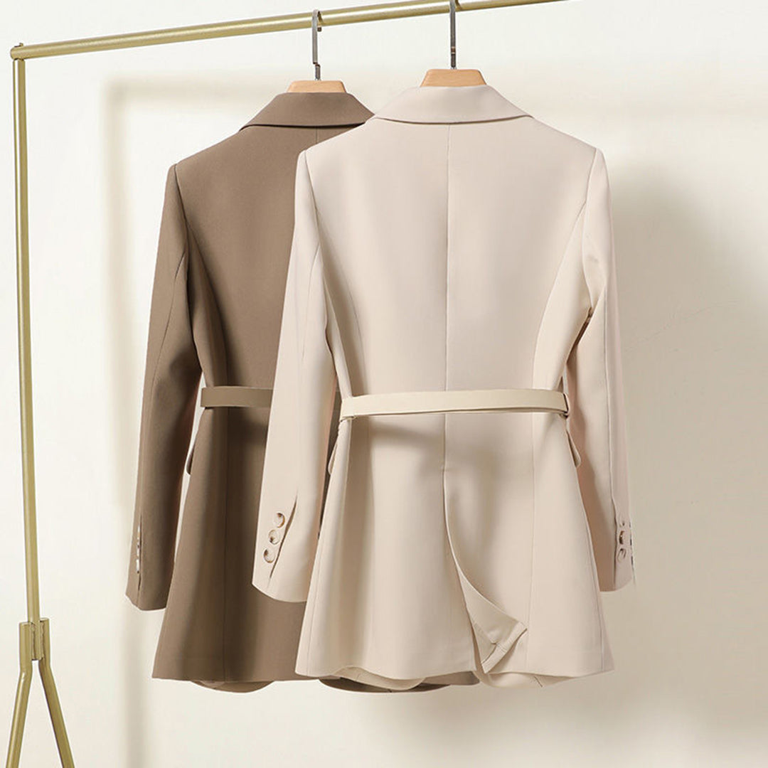 Bella | Blazer lungo elegante con cintura