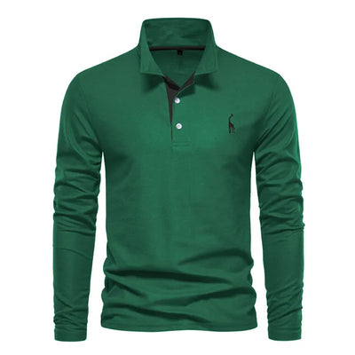 Variant image for Frank | Polo Uomo Manica Lunga - 100% Cotone, Casual-36
