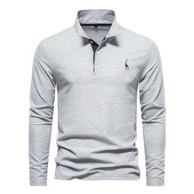 Variant image for Frank | Polo Uomo Manica Lunga - 100% Cotone, Casual-16