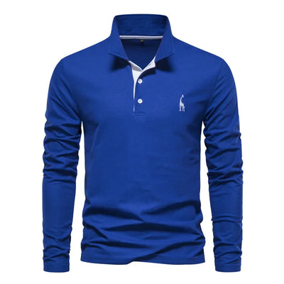 Variant image for Frank | Polo Uomo Manica Lunga - 100% Cotone, Casual-26