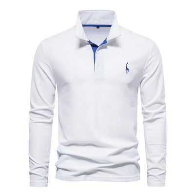 Frank | Polo Uomo Manica Lunga - 100% Cotone, Casual-6