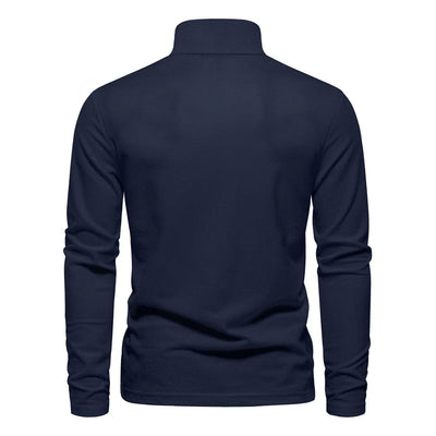 Frank | Polo Uomo Manica Lunga - 100% Cotone, Casual-3