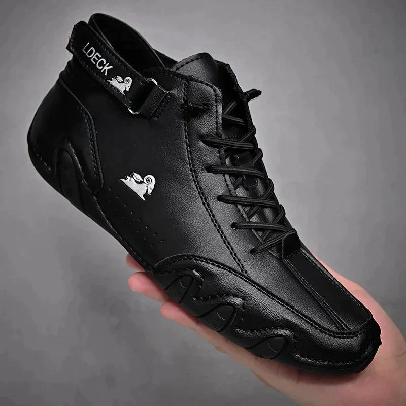 Lorenzo | Scarpa a piedi nudi comoda in pelle
