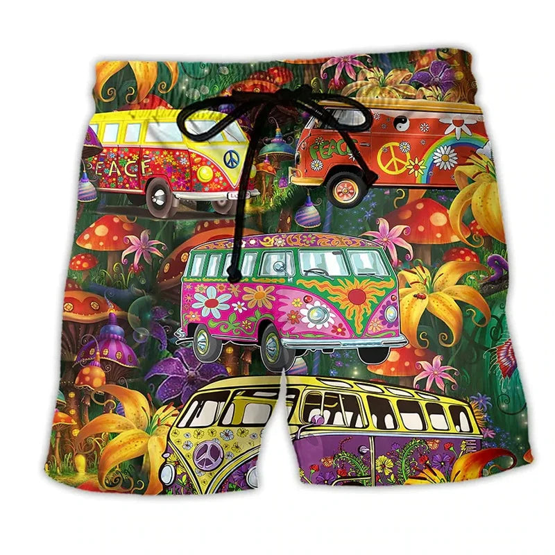 Ninos | Pantaloncini da nuoto con stampa graffiti leggeri