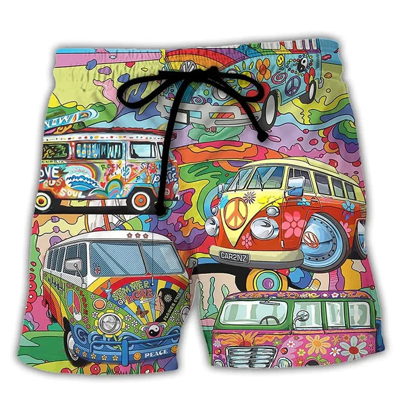 Ninos | Pantaloncini da nuoto con stampa graffiti leggeri