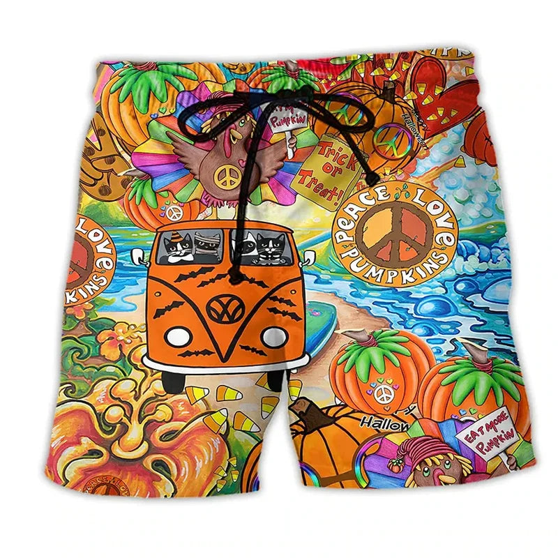 Ninos | Pantaloncini da nuoto con stampa graffiti leggeri