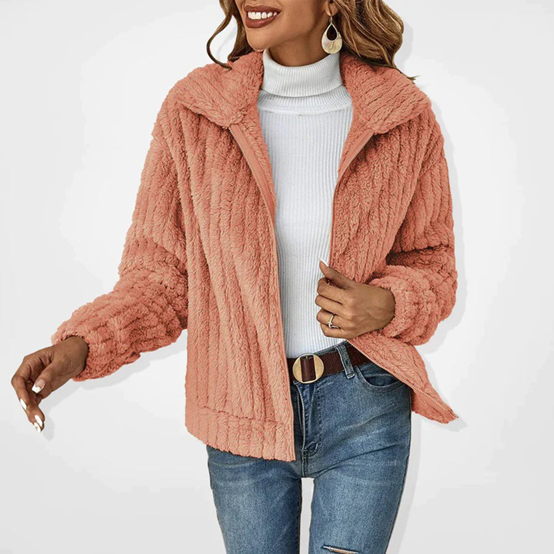 Caterina | Elegante gilet lungo in pile