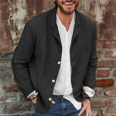 Variant image for Albrecht Giacca Uomo - Cotone e Lino, Casual e Leggero-19
