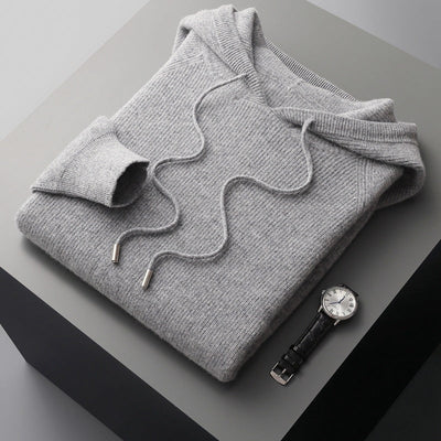 Variant image for Moe | Felpa Nera Con Cappuccio Uomo Casual-6