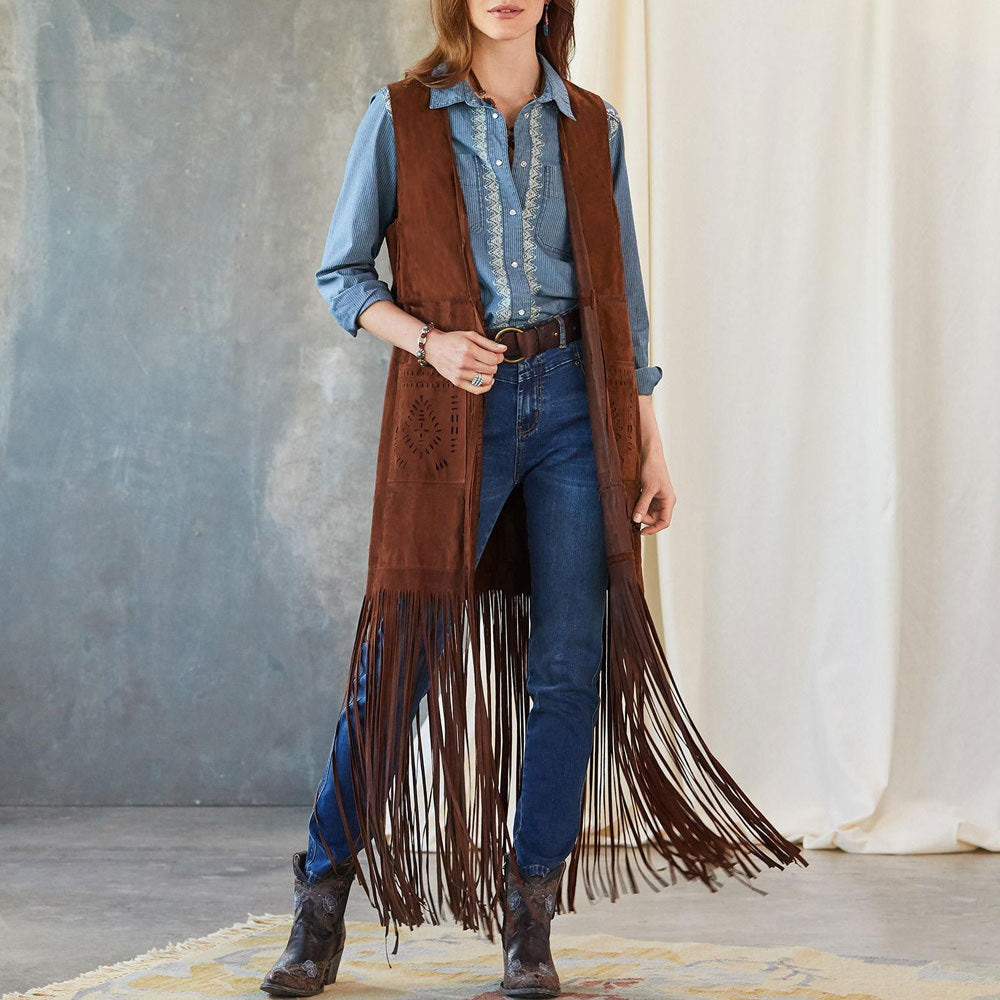Variant image for Olivia | Gilet Lungo Donna-1