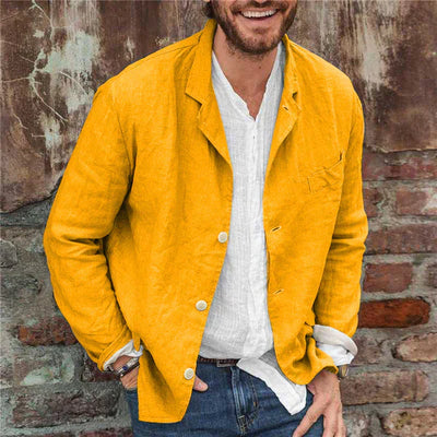 Variant image for Albrecht Giacca Uomo - Cotone e Lino, Casual e Leggero-25