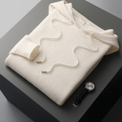 Moe | Felpa Nera Con Cappuccio Uomo Casual 2