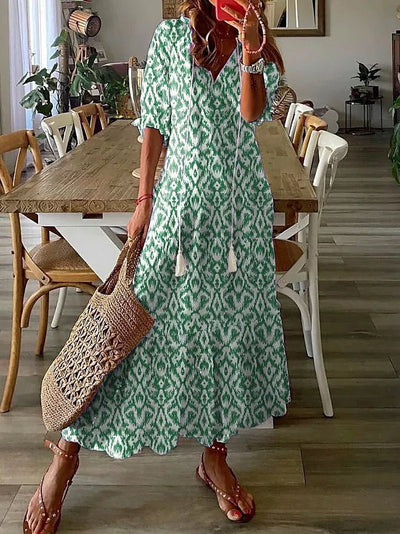 Abigail | Elegante abito maxi