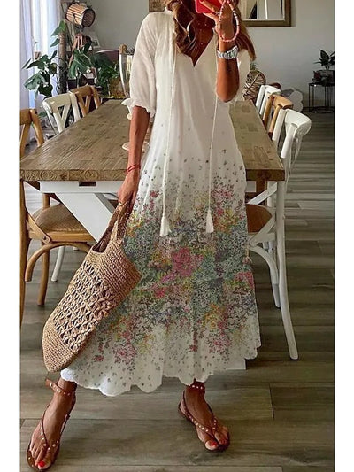 Abigail | Elegante abito maxi