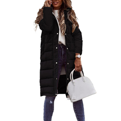 Semira | Elegante cappotto in cotone di media lunghezza