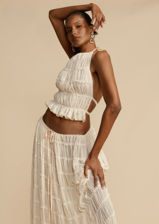 Ana | Gonna elegante senza maniche