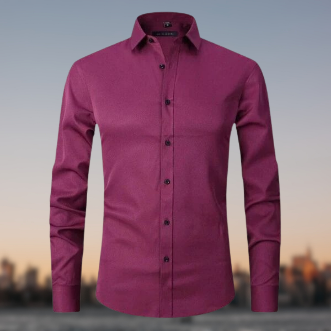 Nikolai | Camicia stretch senza pieghe