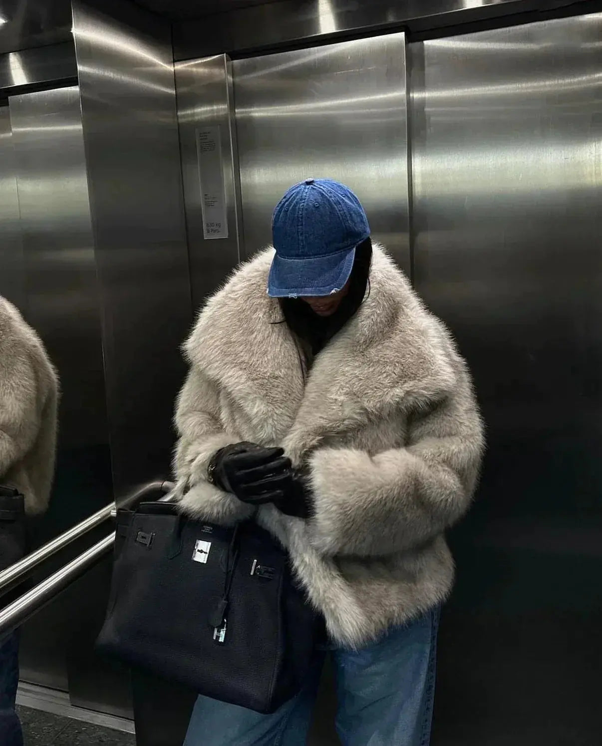 Elisa | Cappotto in pelliccia sintetica