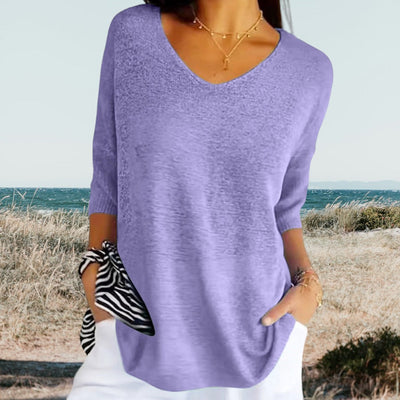 Gerda Top Estivo Donna – Leggero e Traspirante, Scollo a V-4