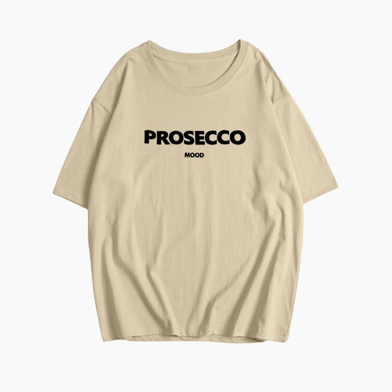 Papavero | Fashionable oversized T-shirt with Prosecco print