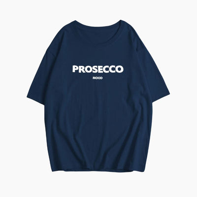 Papavero | Fashionable oversized T-shirt with Prosecco print