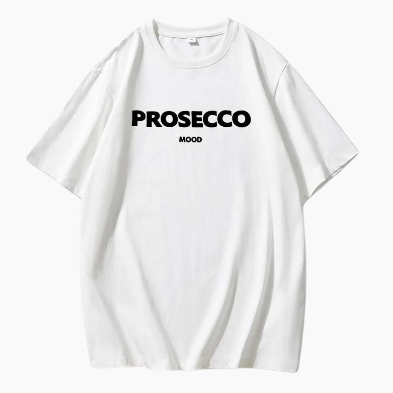 Papavero | Fashionable oversized T-shirt with Prosecco print