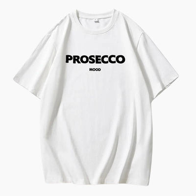 Papavero | Fashionable oversized T-shirt with Prosecco print