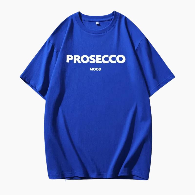 Papavero | Fashionable oversized T-shirt with Prosecco print