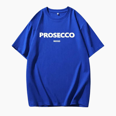 Papavero | Fashionable oversized T-shirt with Prosecco print