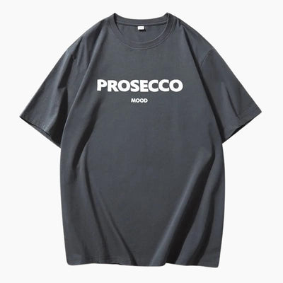 Papavero | Fashionable oversized T-shirt with Prosecco print
