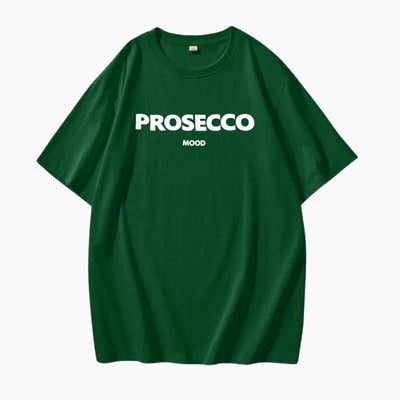 Papavero | Fashionable oversized T-shirt with Prosecco print