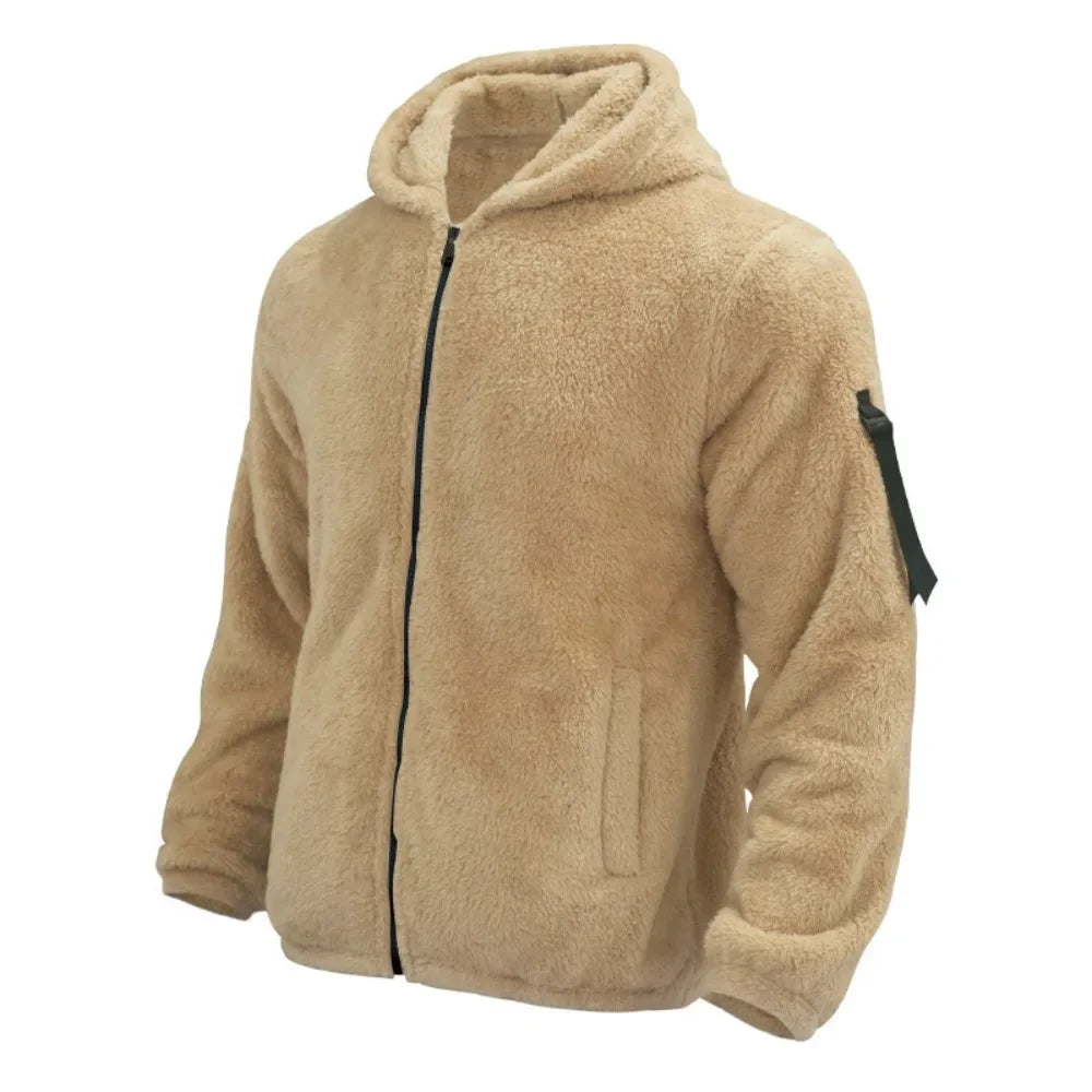 Patrick | Giacca sportiva in pile con cappuccio