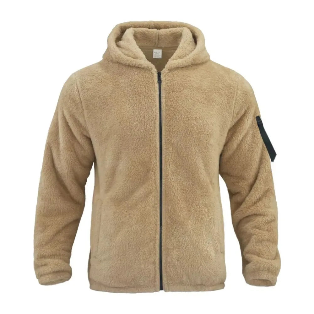 Patrick | Giacca sportiva in pile con cappuccio