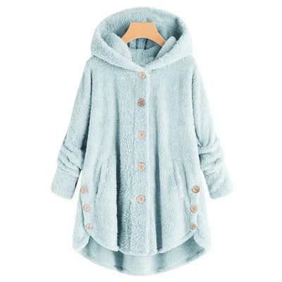 Petra | Giacca in pile alla moda con cappuccio