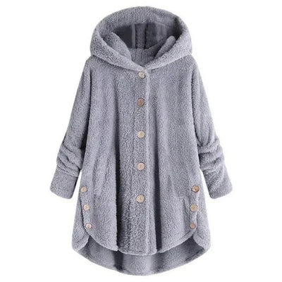 Petra | Giacca in pile alla moda con cappuccio