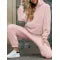 Bianca | Set di pantaloni e felpa con cappuccio