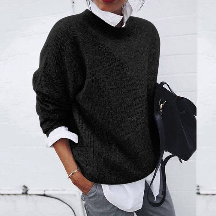 Nadia | Maglione girocollo in maglia