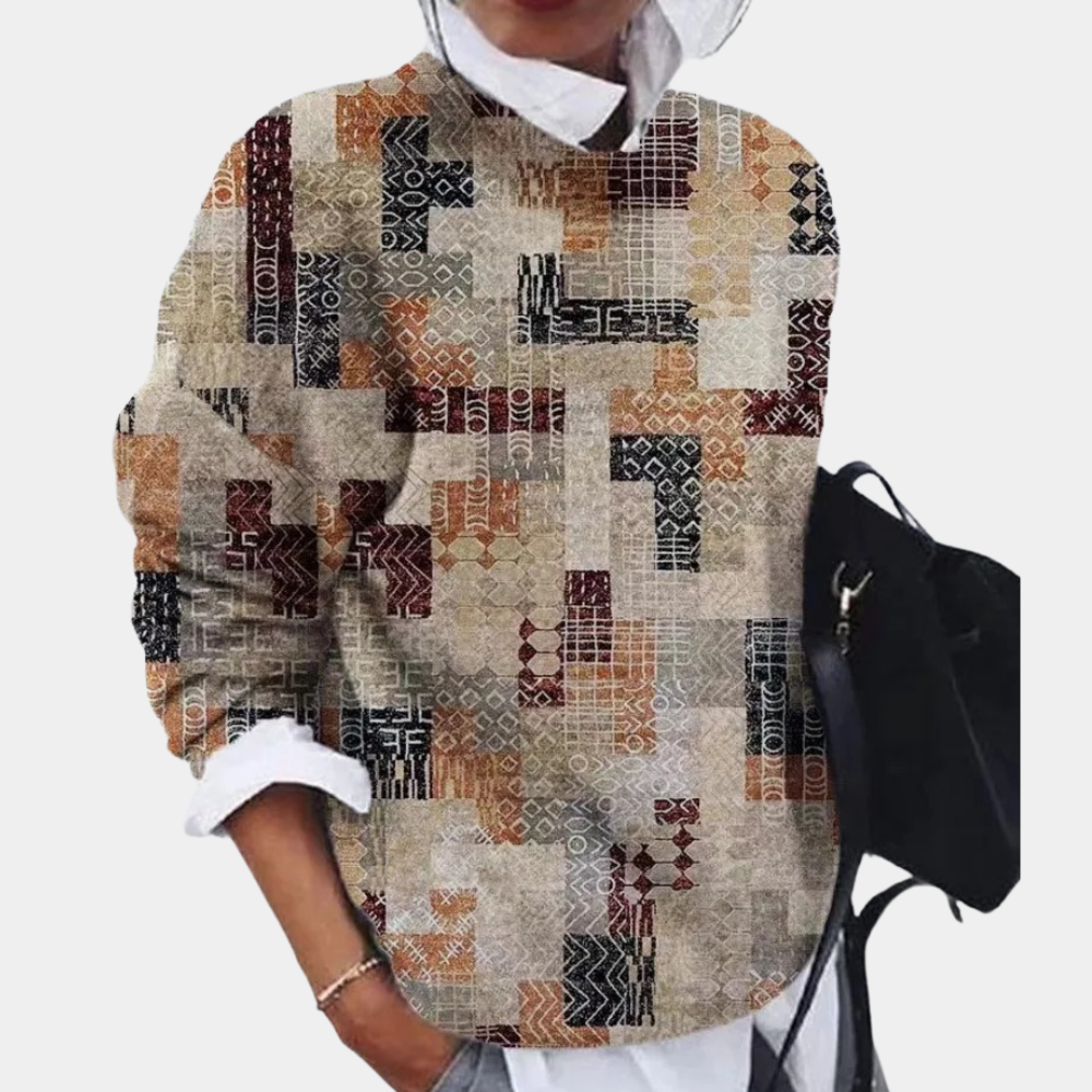 Emma | Maglione in cotone con collo rotondo