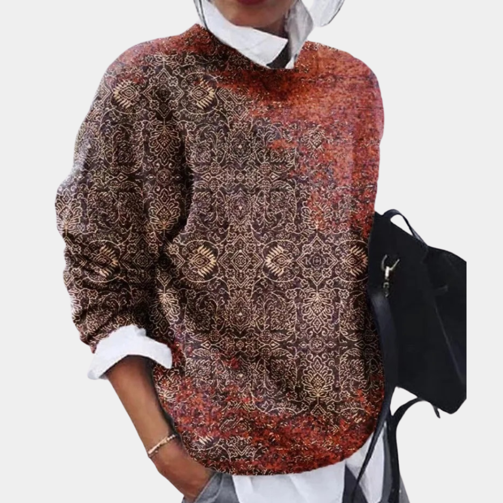 Emma | Maglione in cotone con collo rotondo