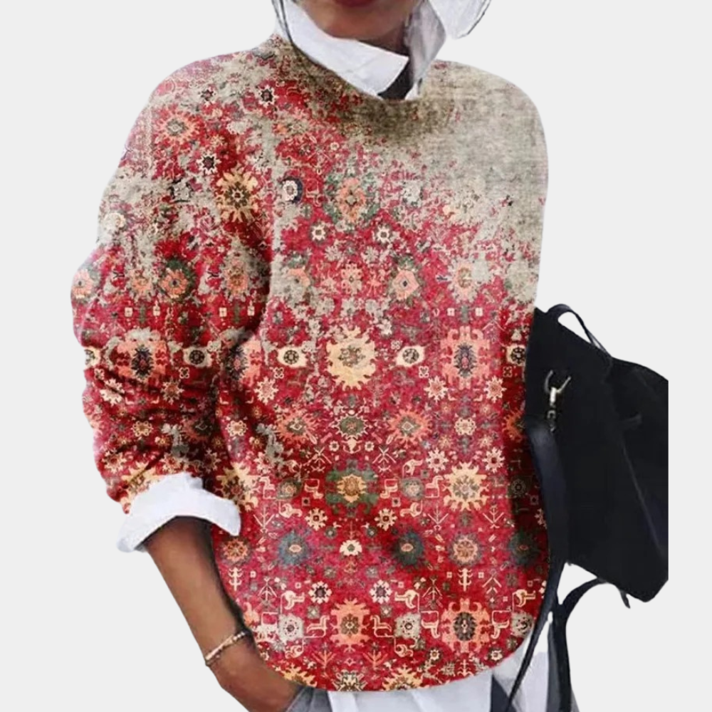 Emma | Maglione in cotone con collo rotondo