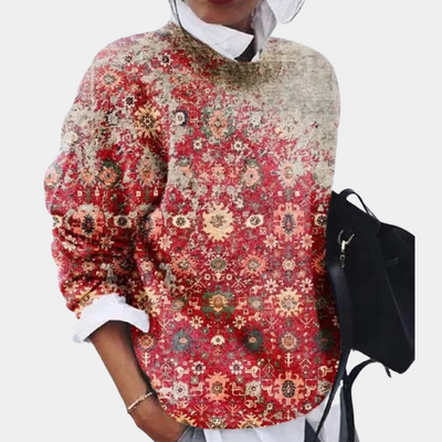 Emma | Maglione in cotone con collo rotondo