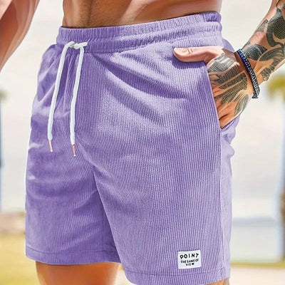 Marcello | Pantaloncini da Uomo in Tessuto di Corda Casual e Leggeri